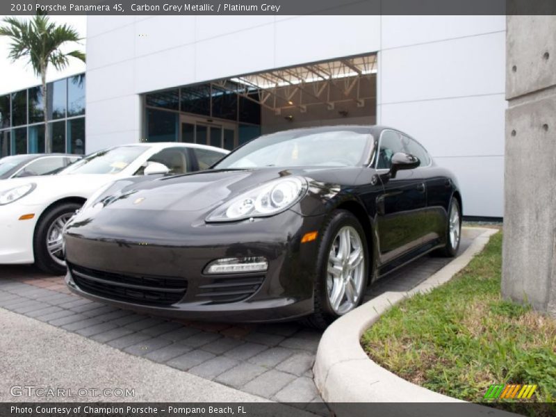 Carbon Grey Metallic / Platinum Grey 2010 Porsche Panamera 4S