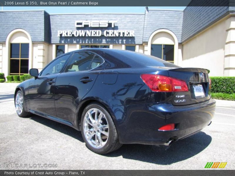 Blue Onyx Pearl / Cashmere Beige 2006 Lexus IS 350