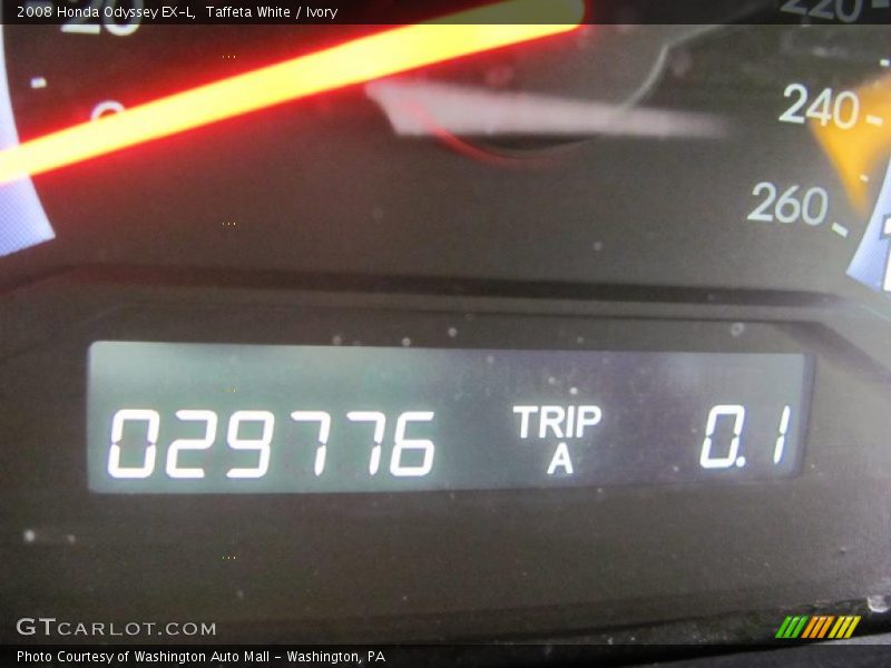 Taffeta White / Ivory 2008 Honda Odyssey EX-L