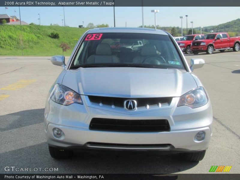 Alabaster Silver Metallic / Taupe 2008 Acura RDX Technology