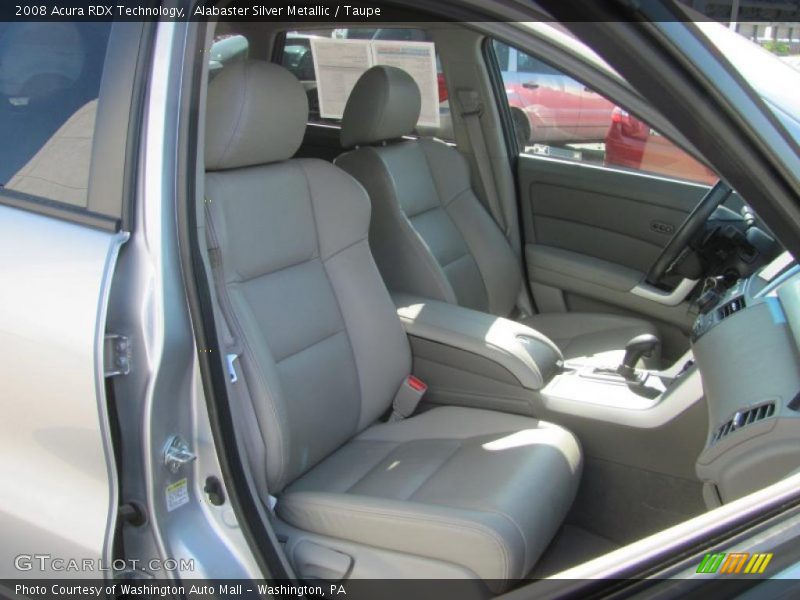 Alabaster Silver Metallic / Taupe 2008 Acura RDX Technology