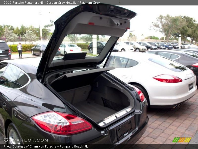 Carbon Grey Metallic / Platinum Grey 2010 Porsche Panamera 4S