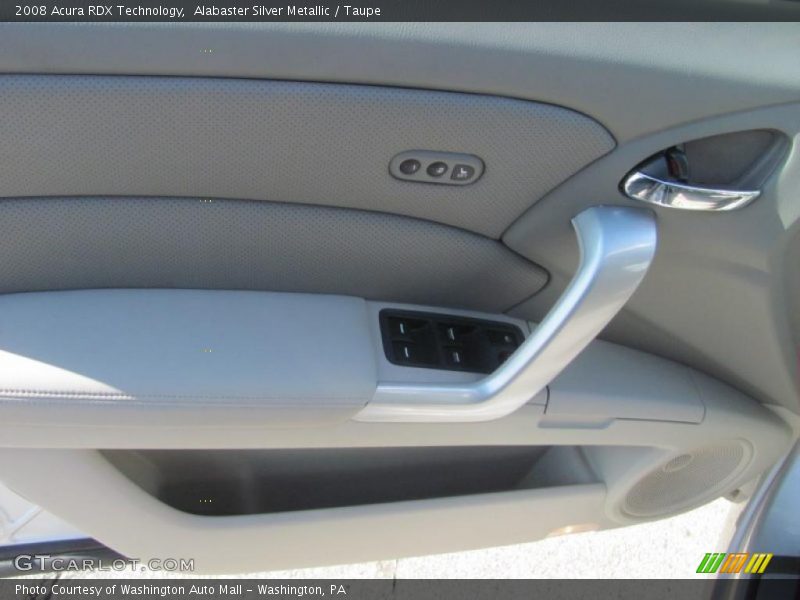 Alabaster Silver Metallic / Taupe 2008 Acura RDX Technology