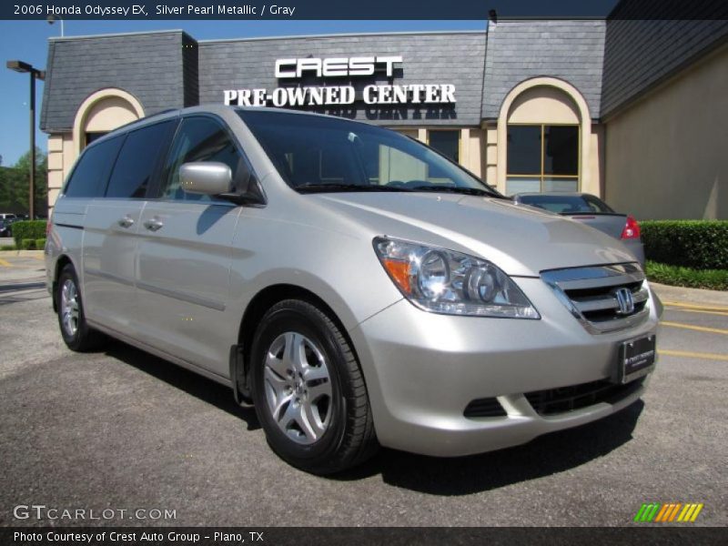 Silver Pearl Metallic / Gray 2006 Honda Odyssey EX
