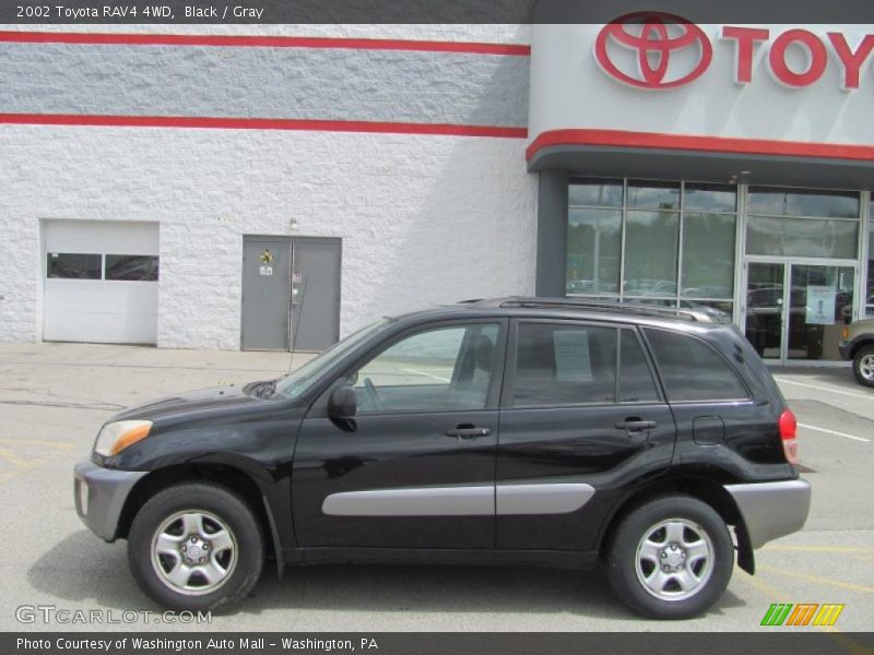 Black / Gray 2002 Toyota RAV4 4WD