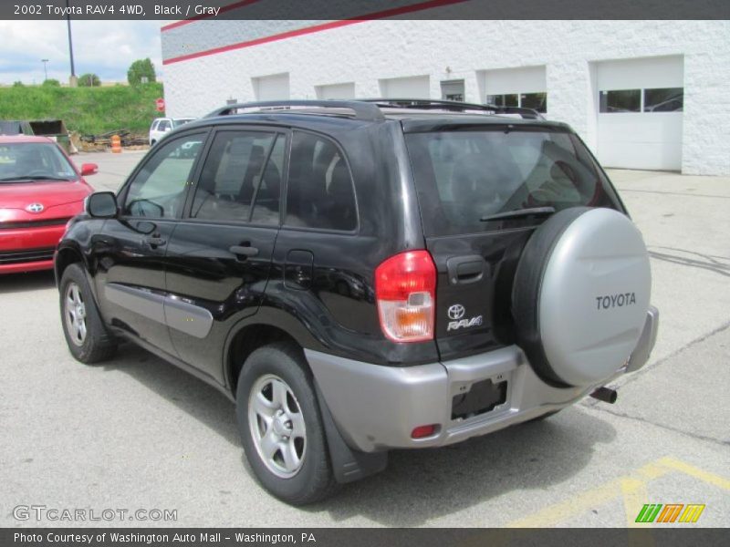 Black / Gray 2002 Toyota RAV4 4WD