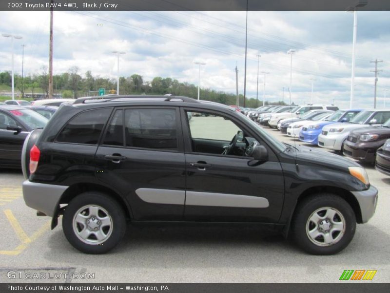 Black / Gray 2002 Toyota RAV4 4WD