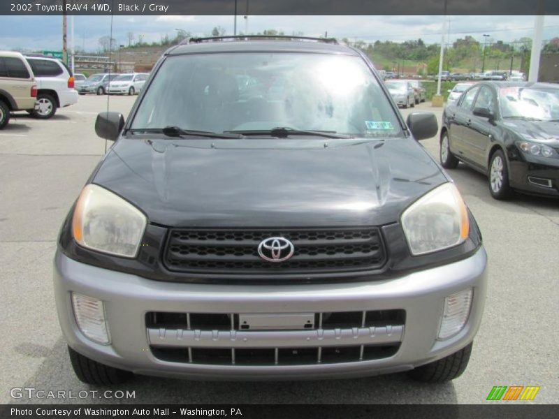 Black / Gray 2002 Toyota RAV4 4WD