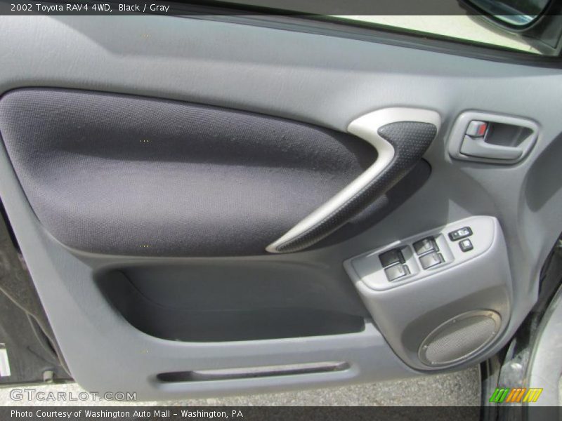 Black / Gray 2002 Toyota RAV4 4WD
