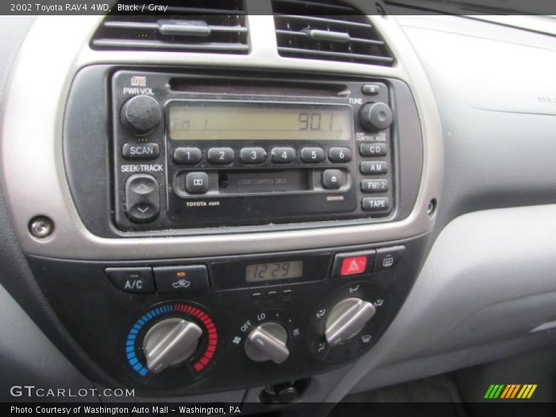Black / Gray 2002 Toyota RAV4 4WD