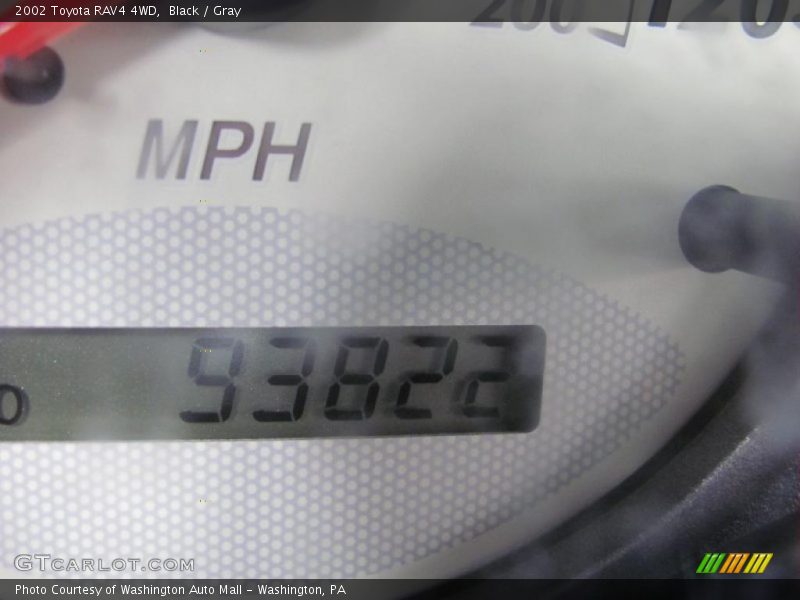 Black / Gray 2002 Toyota RAV4 4WD
