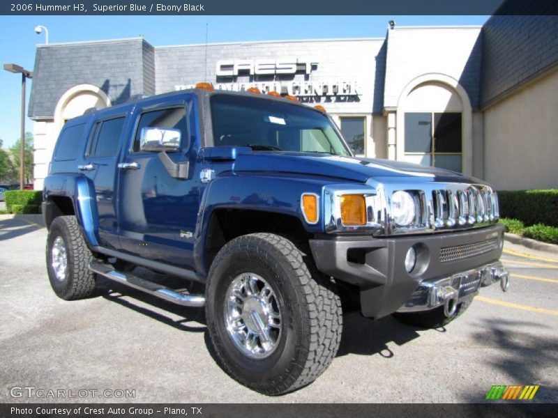 Superior Blue / Ebony Black 2006 Hummer H3