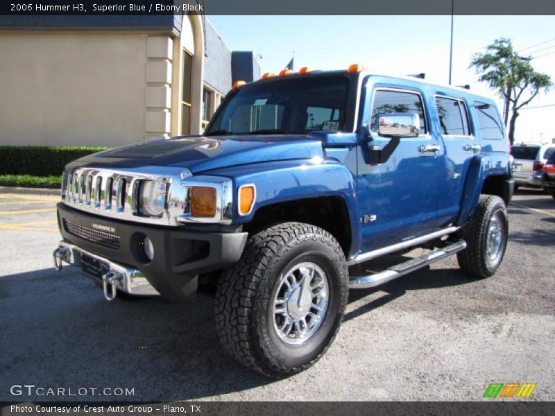 Superior Blue / Ebony Black 2006 Hummer H3