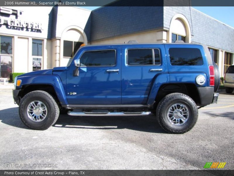 Superior Blue / Ebony Black 2006 Hummer H3