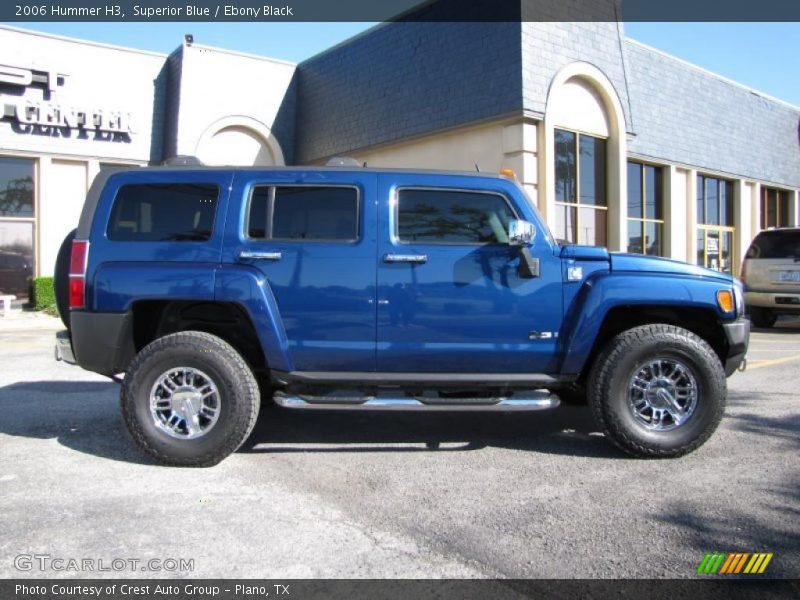 Superior Blue / Ebony Black 2006 Hummer H3