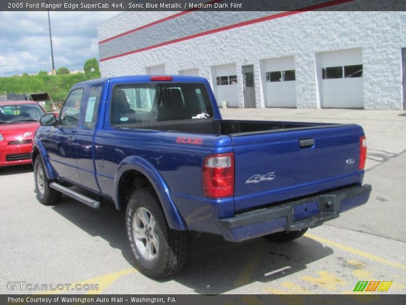 Sonic Blue Metallic / Medium Dark Flint 2005 Ford Ranger Edge SuperCab 4x4