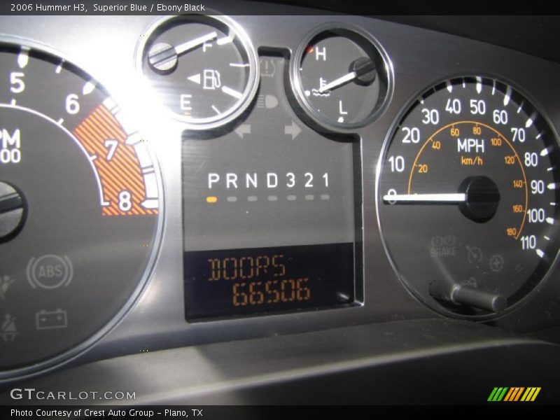 Superior Blue / Ebony Black 2006 Hummer H3