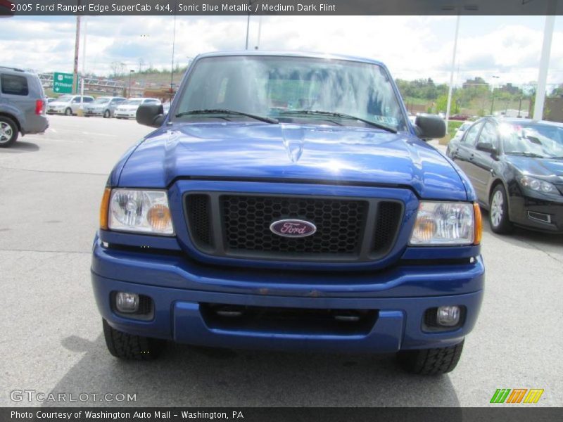Sonic Blue Metallic / Medium Dark Flint 2005 Ford Ranger Edge SuperCab 4x4