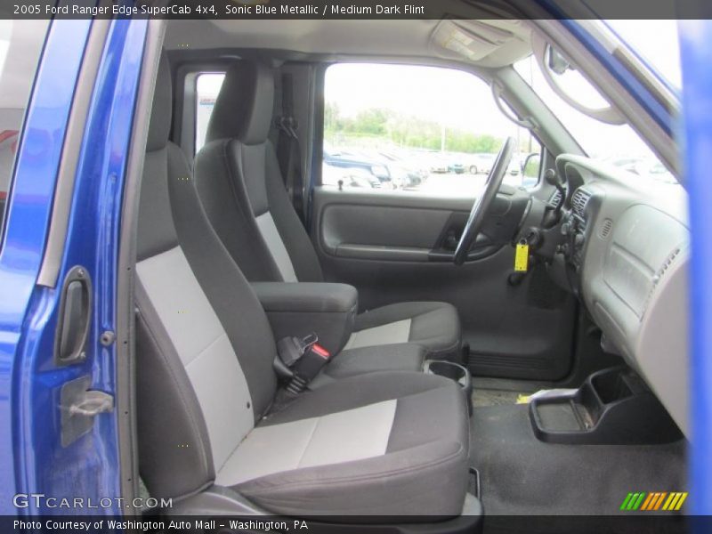 Sonic Blue Metallic / Medium Dark Flint 2005 Ford Ranger Edge SuperCab 4x4