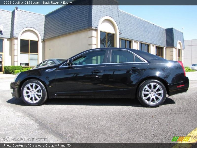 Black Raven / Ebony 2008 Cadillac CTS Sedan