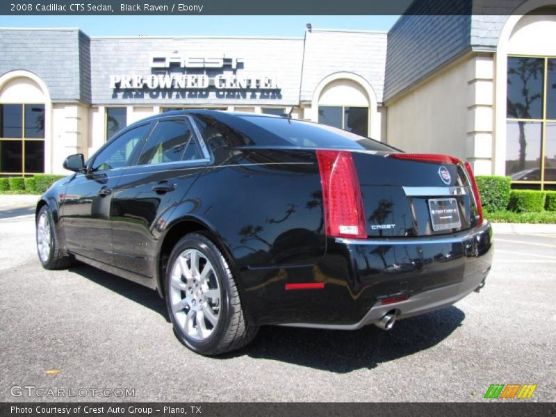 Black Raven / Ebony 2008 Cadillac CTS Sedan