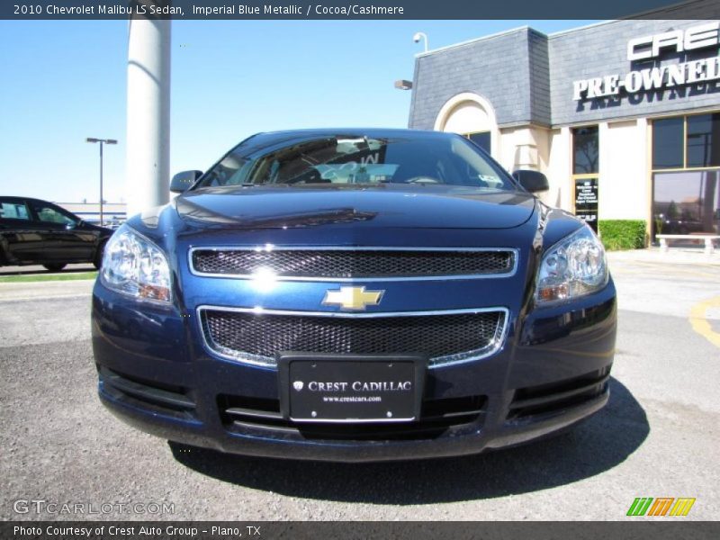 Imperial Blue Metallic / Cocoa/Cashmere 2010 Chevrolet Malibu LS Sedan
