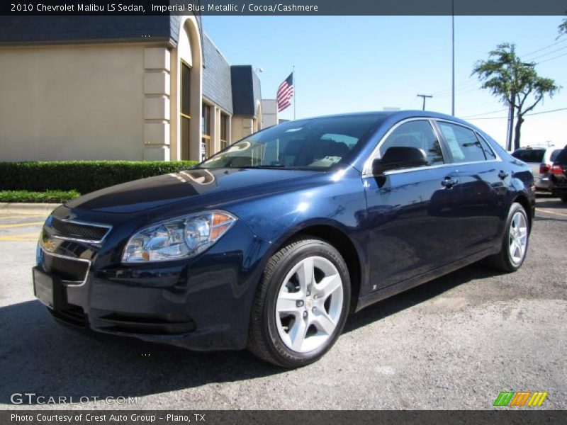 Imperial Blue Metallic / Cocoa/Cashmere 2010 Chevrolet Malibu LS Sedan