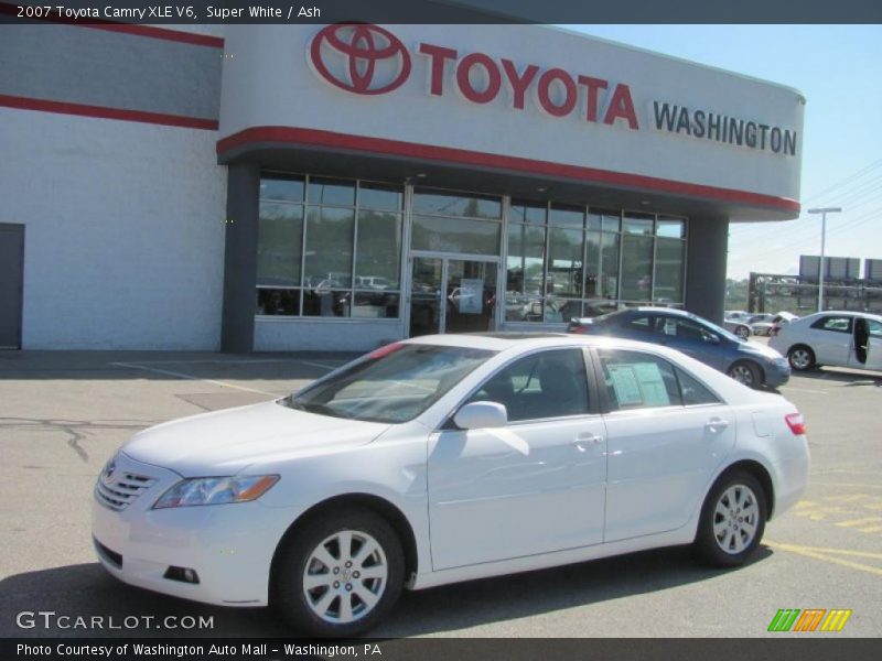 Super White / Ash 2007 Toyota Camry XLE V6