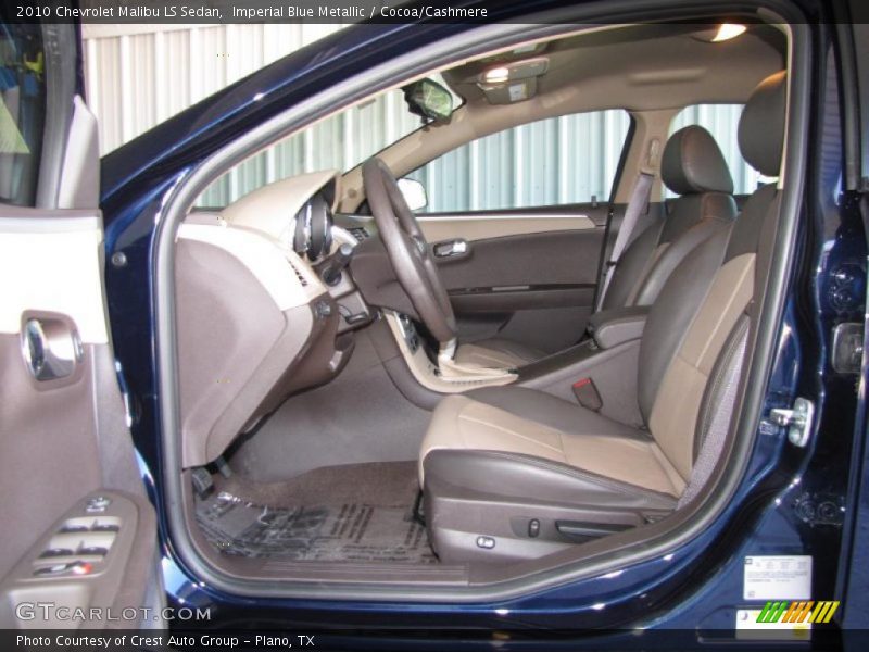 Imperial Blue Metallic / Cocoa/Cashmere 2010 Chevrolet Malibu LS Sedan