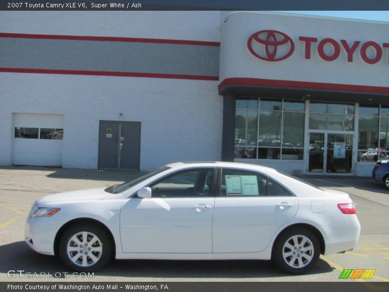 Super White / Ash 2007 Toyota Camry XLE V6