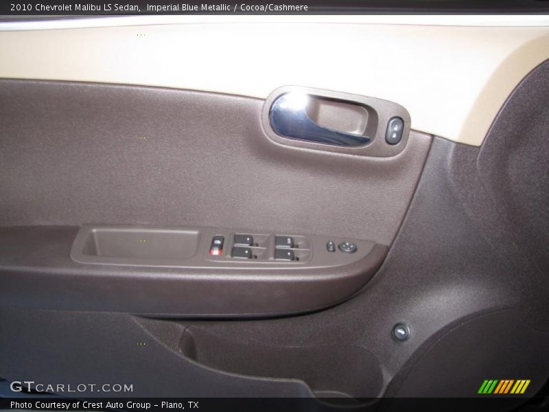 Imperial Blue Metallic / Cocoa/Cashmere 2010 Chevrolet Malibu LS Sedan