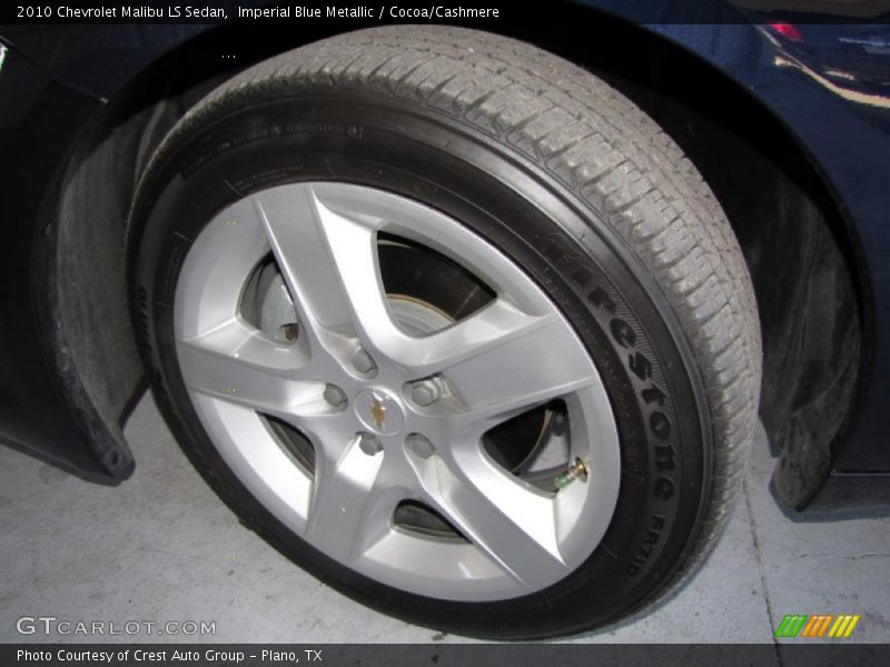 Imperial Blue Metallic / Cocoa/Cashmere 2010 Chevrolet Malibu LS Sedan