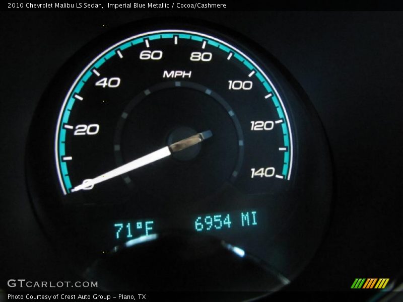 Imperial Blue Metallic / Cocoa/Cashmere 2010 Chevrolet Malibu LS Sedan