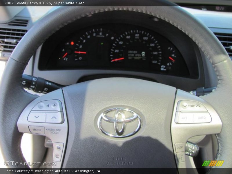 Super White / Ash 2007 Toyota Camry XLE V6