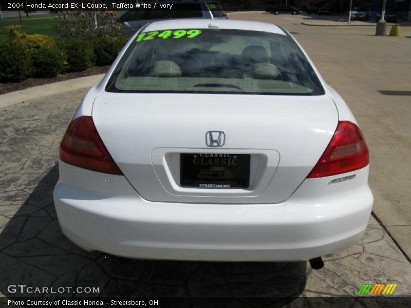 Taffeta White / Ivory 2004 Honda Accord EX-L Coupe