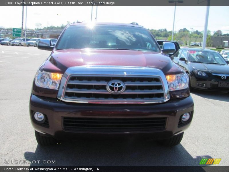 Cassis Red Pearl / Sand Beige 2008 Toyota Sequoia Limited 4WD