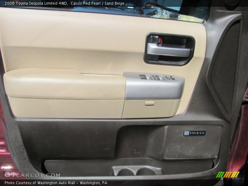 Cassis Red Pearl / Sand Beige 2008 Toyota Sequoia Limited 4WD