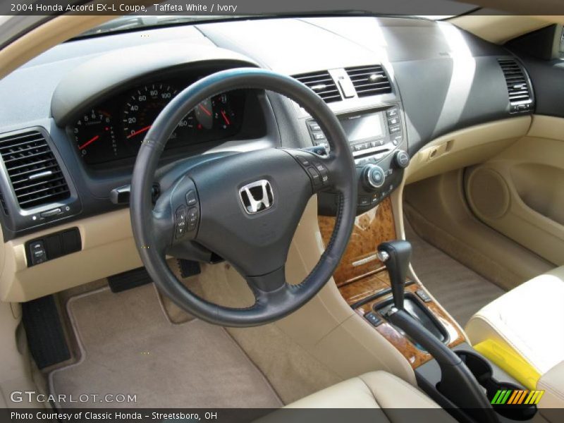 Taffeta White / Ivory 2004 Honda Accord EX-L Coupe