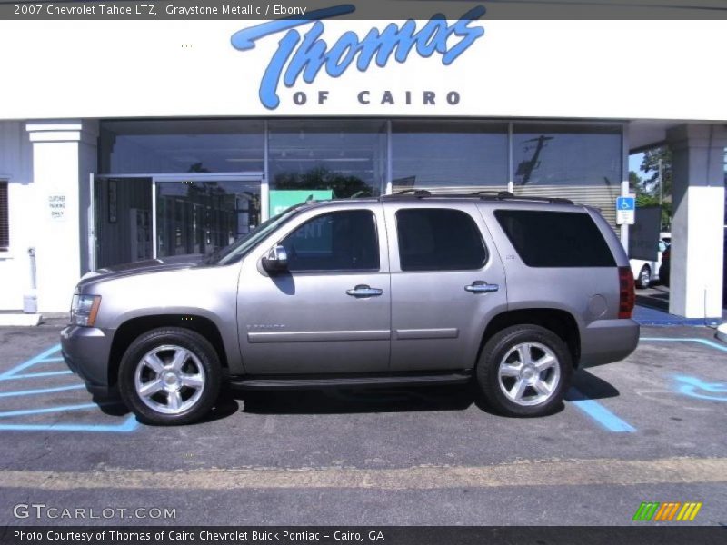 Graystone Metallic / Ebony 2007 Chevrolet Tahoe LTZ