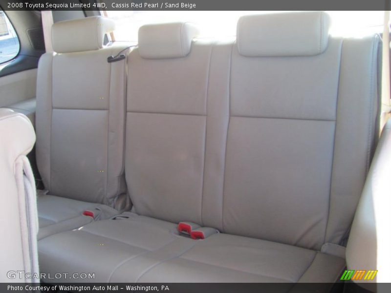 Cassis Red Pearl / Sand Beige 2008 Toyota Sequoia Limited 4WD