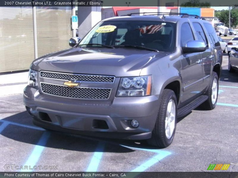 Graystone Metallic / Ebony 2007 Chevrolet Tahoe LTZ