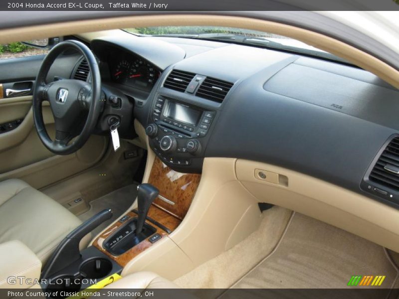 Taffeta White / Ivory 2004 Honda Accord EX-L Coupe