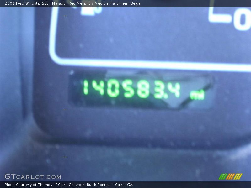 Matador Red Metallic / Medium Parchment Beige 2002 Ford Windstar SEL