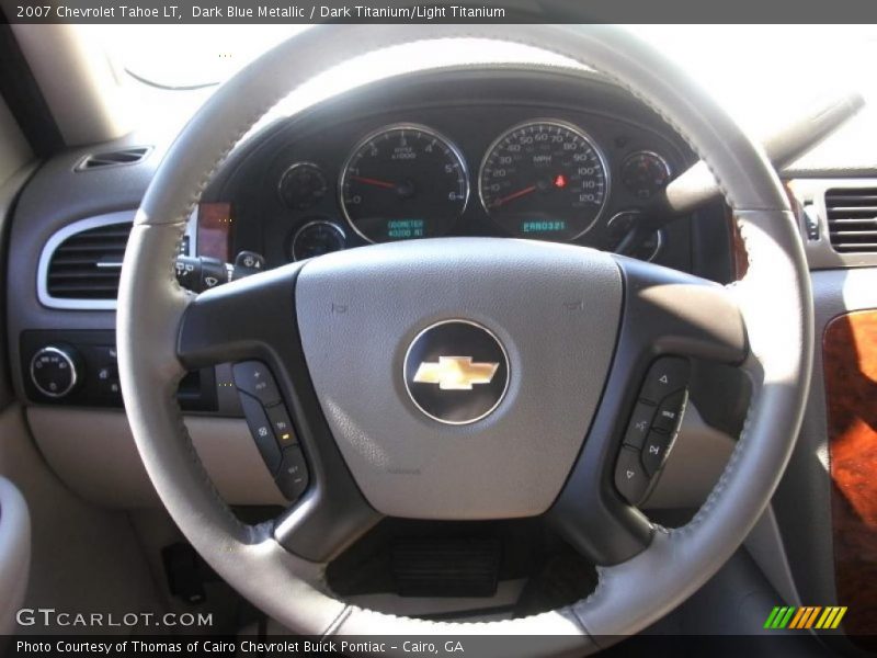 Dark Blue Metallic / Dark Titanium/Light Titanium 2007 Chevrolet Tahoe LT