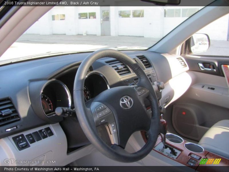 Black / Ash Gray 2008 Toyota Highlander Limited 4WD