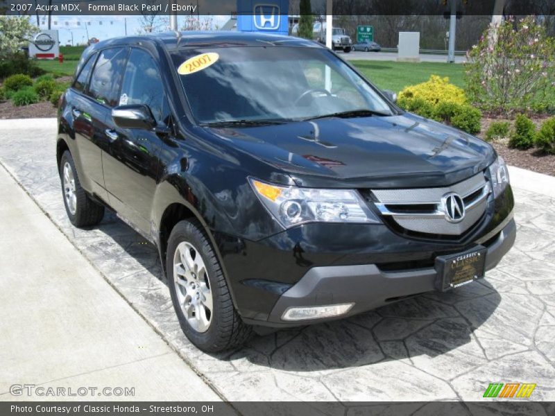 Formal Black Pearl / Ebony 2007 Acura MDX