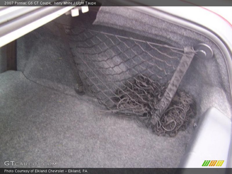 Ivory White / Light Taupe 2007 Pontiac G6 GT Coupe
