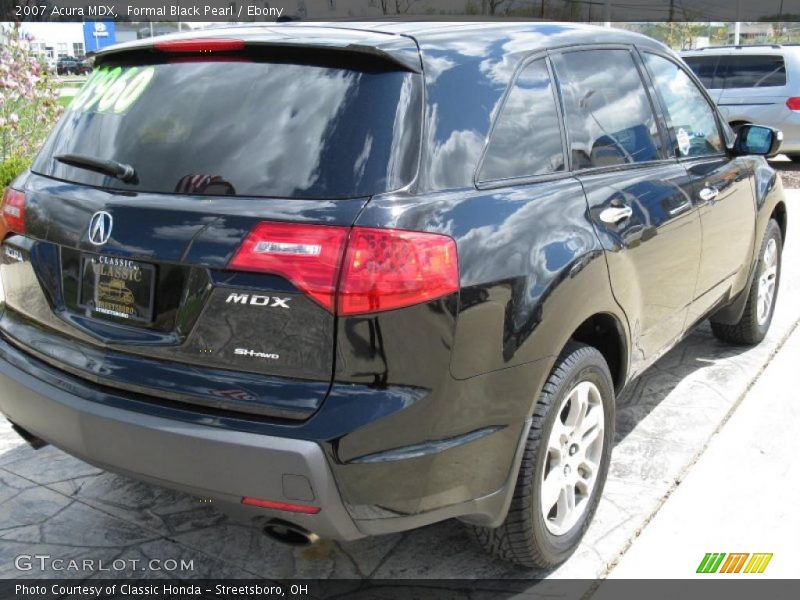 Formal Black Pearl / Ebony 2007 Acura MDX