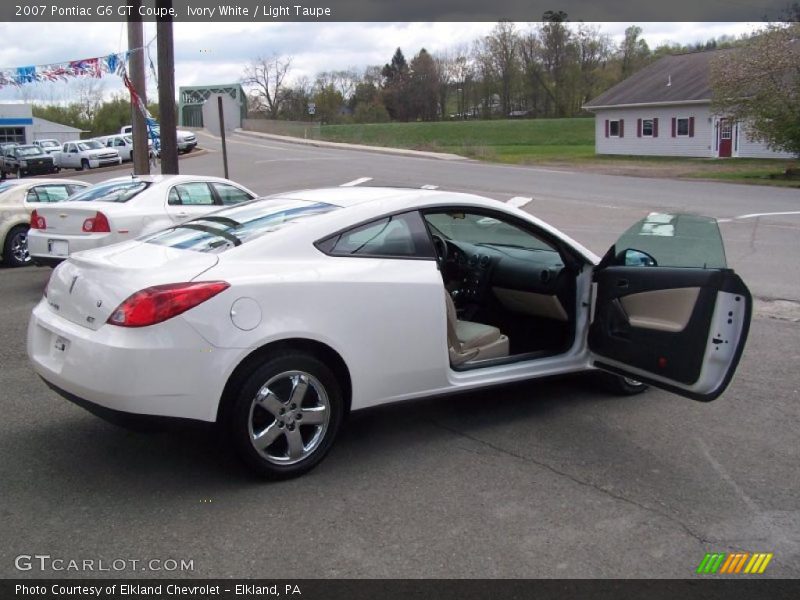 Ivory White / Light Taupe 2007 Pontiac G6 GT Coupe