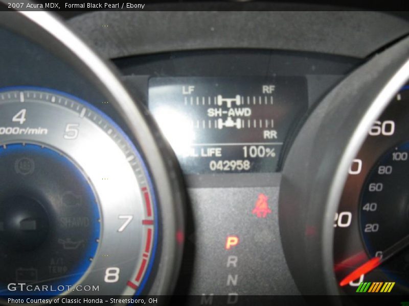Formal Black Pearl / Ebony 2007 Acura MDX